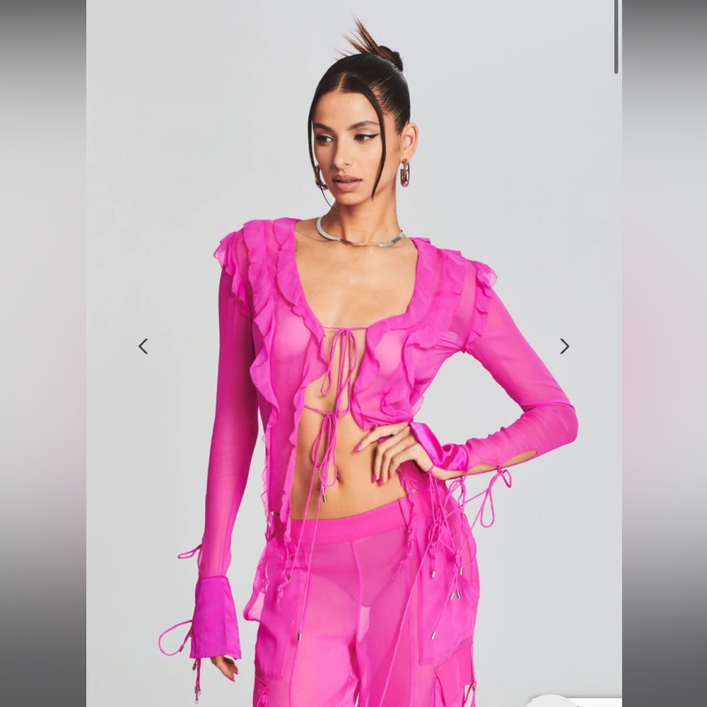 NWT Retrofête Aviva Silk Blouse